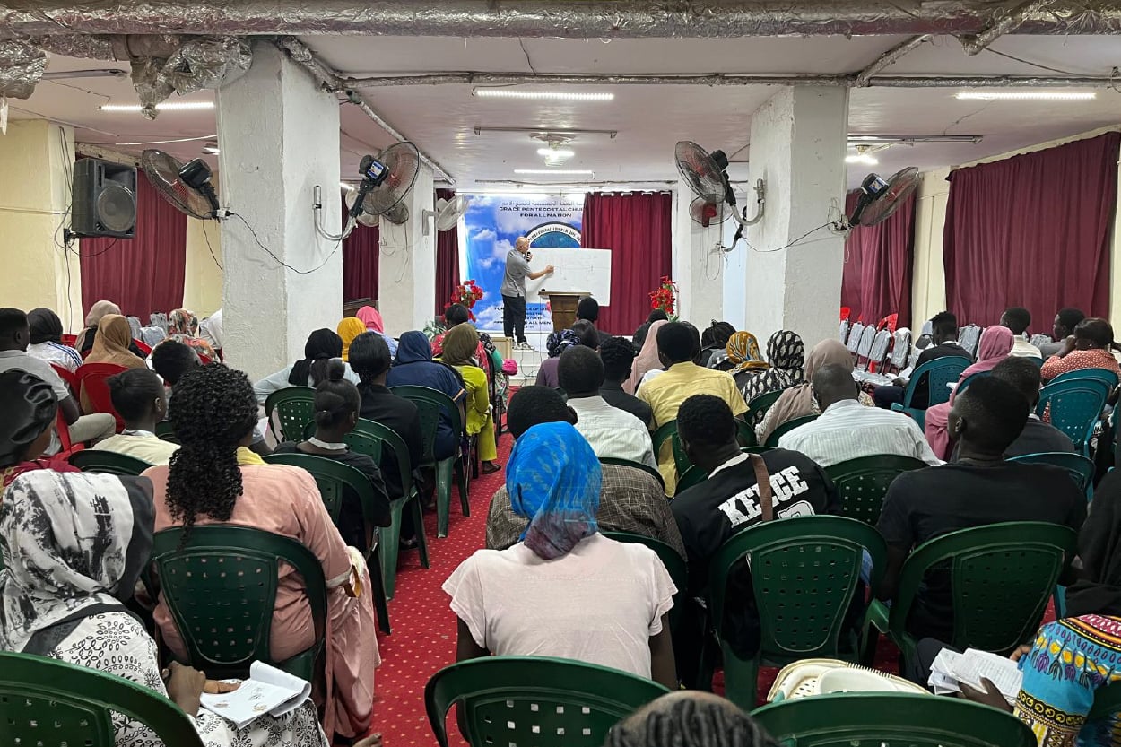 Biblical worldview workshop with Sudanese and Egyptian teammates in North Africa